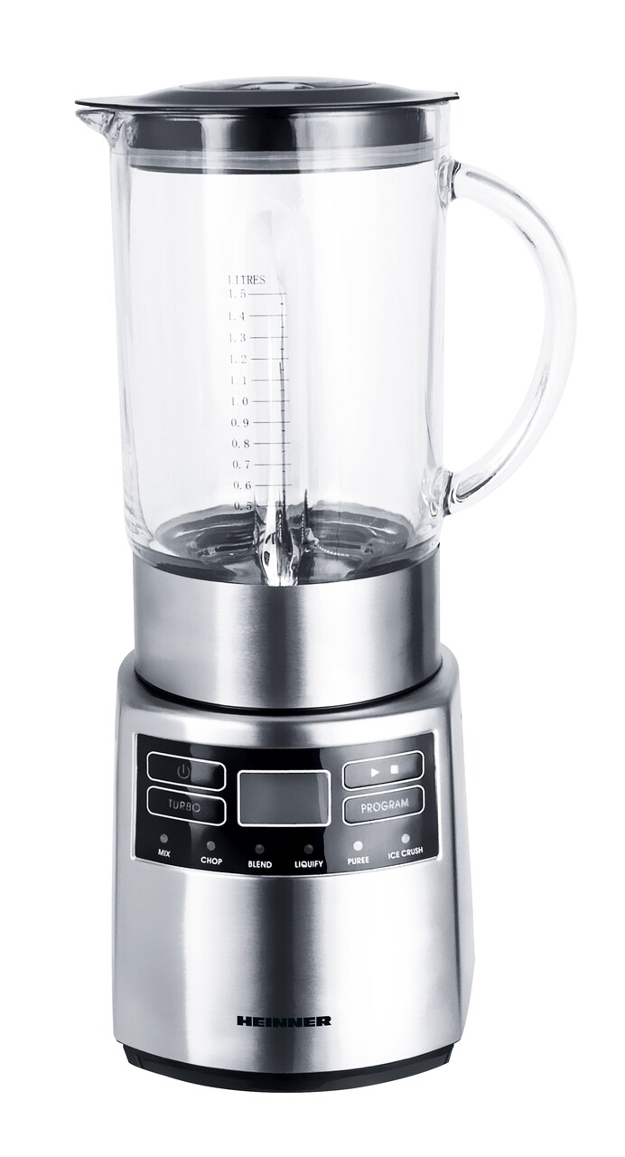 Blender de masa, Heinner, 1000 W, 5 viteze, argintiu - imagine 3